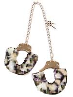 Cheetah Furry Leg Cuffs