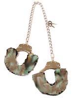 Camoflage Furry Leg Cuffs