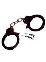 Black Metal Handcuffs