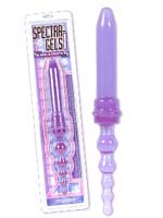 Anal and Smooth Purple Jelly Double Dildo
