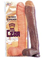 Emperor The Czar 12 Inch Brown Cock