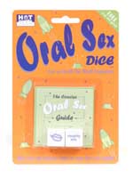 Oral Sex Dice with Guide