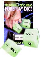 Glow In The Dark Spanish Erotic Dice