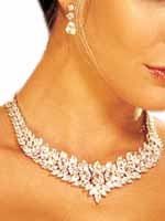 Zirconite Graduated Collar Necklace