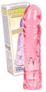 Vac-U-Lock 8 inch Pink Jellie Dong
