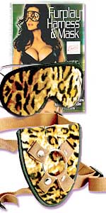 Furplay Harness and Mask Brown Tiger