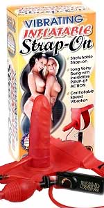 Vibrating Inflatable Strap On