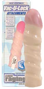 Vac-U-Lock Raging Hard On 6 Inch Realistic Dong