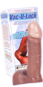 Vac-U-Lock Realistic 6 Inch Mulatto Cock Attachment