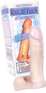 Vac-U-Lock 7 Inch Perfect Realistic Flesh Cock Attachment