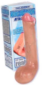 Vac-U-Lock 7.5 Inch Perfect Thin Realistic Cock Attachment