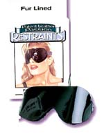 Black Patent Leather Passion Restraints Eye Mask