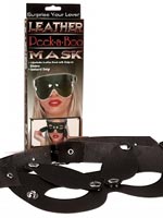 Leather Peek-a-Boo Mask