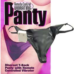 Wireless Remote Vibrating Control Leather Panties