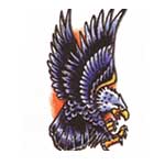 Large Eagle Temporary Tattoo