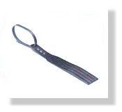 Fringed Heavy Leather Strap