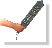 Heavy Leather Studded Paddle