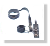 Leather Collar To Wrist Restraints