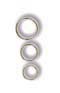 Metal Cock Rings Sets - Silver