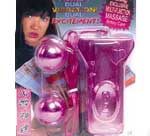 Hustler Shanghai Ecstasy Balls - Hot Pink Chrome