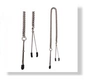 Nipple Clamp SPF-47 - Tweezer Tipped with Jewel Chain