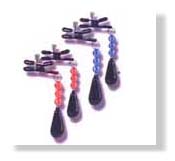 Bull Nose Crystal Nipple Weights