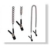 Nipple Clamp SPF-9  - Tipped Jaw with Curb Chain