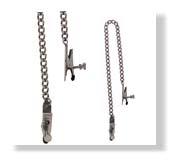 Nipple Clamp SPF-12  - Tipped Jaw with Curb Chain