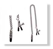 Nipple Clamp SPF-20  - Tipped Jaw with Curb Chain