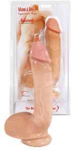 Adams 8 Inch Natural PleasureSkin Cock