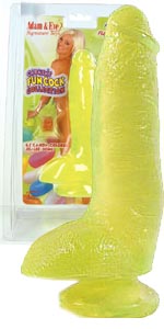 Carmen Luvanas Yellow Fun Jel-Lee Cock