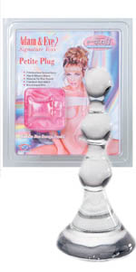 Adam and Eve E-Glass Petite Plug