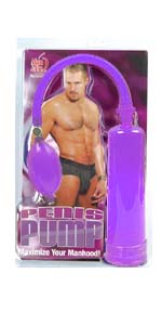 Adam and Eve Purple Penis Pump