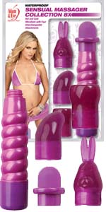 Adam and Eve Waterproof Sensual Massager Collection 8X - A8813-6