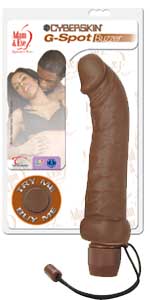 Adam and Eve CyberSkin Cinnamon G-Spot Buzzer