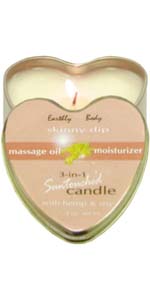 Heart Tin Suntouched Strawberries and Champagne Candle
