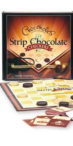 Strip Chocolate Checkers Game