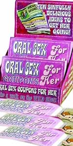 Oral Sex Coupons For Her