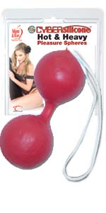 Adam and Eve Hot and Heavy Red Pleasure Spheres