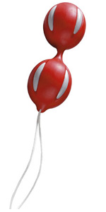 Fun Factory Smartballs ~ Silver/Red - FF36003