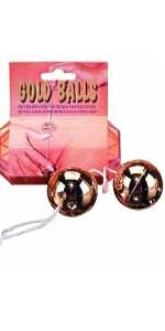 Duotone Gold Orgasm Balls ~ PD2705-01