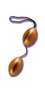Footballs Weighted Orgasm Balls