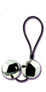 Jessica Drake Wicked Black & White Weighted Balls ~ SE8930-03