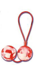 Jessica Drake Wicked Red and White Weighted Balls