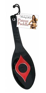 Fetish Fantasy Black n Red Patent Paddle ~ PD2182-00