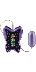 Vibrating Techno Butterfly Massager, Purple - SE1144-14