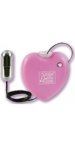 Retractable Heart Massager, Pink - SE1151-04