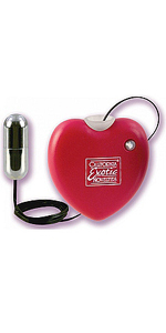 Retractable Heart Massager, Red - SE1151-11