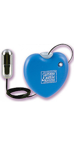 Retractable Heart Massager, Blue - SE1151-12