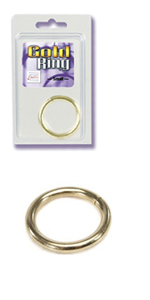 Gold Cock Ring ~ Medium - SE1401-07
